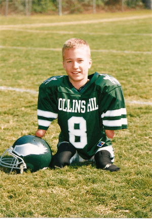 Kyle Maynard Football Portrait