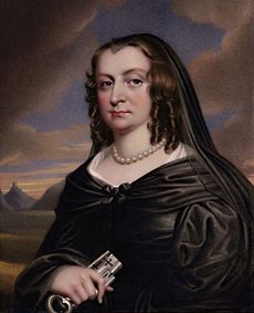 Mary Bankes-Hawtry by Henry Pierce Bone, after John Hoskins