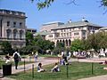 Memorial Union and quadrangle