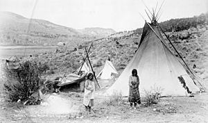 Mescalero tipis