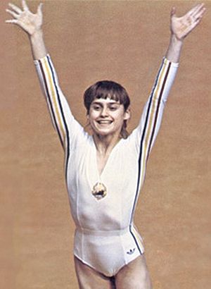 Nadia Comăneci Montreal1976c