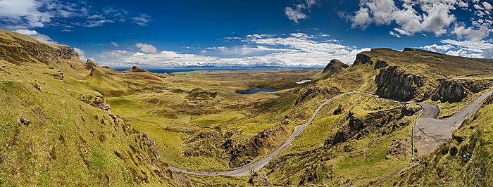 Quiraing Isle of Skye Pano