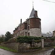 Photograph of a medieval building.