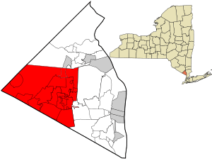 Location in Rockland County and the state of New York.