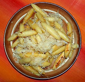 Schupfnudeln mit Sauerkraut