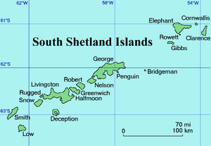 South Shetland Islands Map