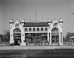 Old Studebaker car dealership