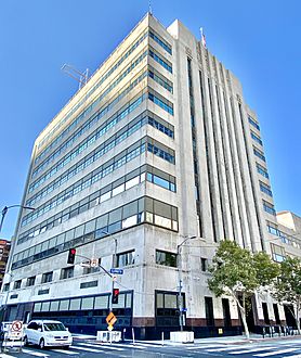 1948 Crawford Mirror Addition at the SE corner of Times Mirror Square, NW corner 2nd and Spring