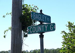 Bagley Road sign 1