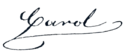 Carol I's signature