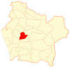 Map of Temuco commune in Araucanía Region