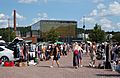 Flea market port of Lahti