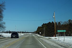 Kewaunee County sign