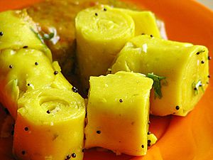 Khandvi, Gujarati snack