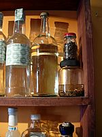 Mezcal bottles