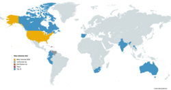 Miss Universe 2022 map