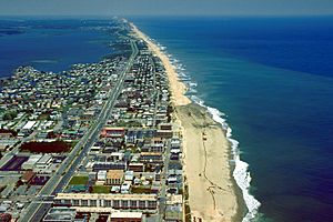 Ocean City Maryland aerial view north