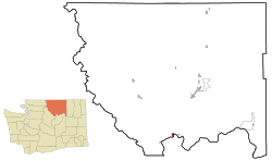 Location of Brewster, Washington