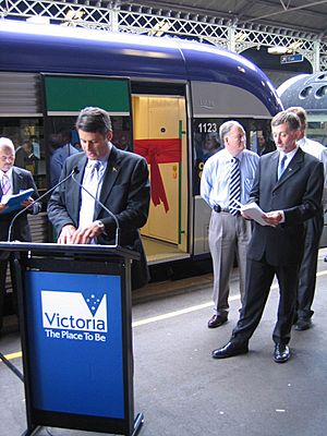 Regional fast rail launch at geelong