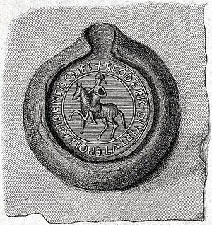 Seal of Count Dirk V of Holland (1061-1091)