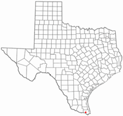 Location of La Paloma, Texas