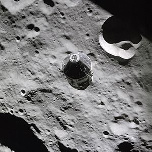 The Apollo 16 Command and Service Modules