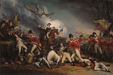 The Death of General Mercer at the Battle of Princeton January 3 1777