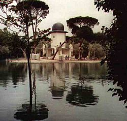 Thermal lake Alhama de Aragon