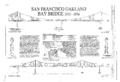 Title Sheet, Index to Drawings - San Francisco Oakland Bay Bridge, Spanning San Francisco Bay, San Francisco, San Francisco County, CA HAER CAL,38-SANFRA,141- (sheet 1 of 20)