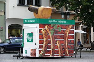 Wurstbude für Weimarer Rostbratwürste