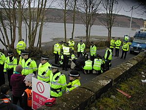 York at Faslane South Gate DaveTaylor