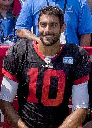 2018 Jimmy Garoppolo (cropped)