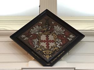 Charles Lawrence hatchment, St. Paul's Church, Halifax, Nova Scotia