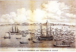 ColombusAndVincennesInJapan1848JohnEastley