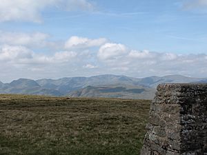 Helvelyn range from Loadpot Hill