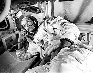 Michael collins training apollo 11