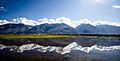 Nubra Valley view with Reflection