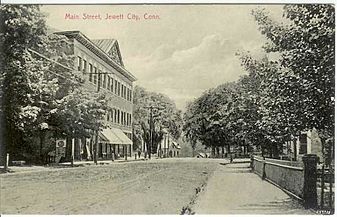 PostcardMainStJewettCityCT1907