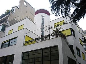 Villa des frères Martel construite par Robert Mallet-Stevens au 10 rue Mallet-Stevens (Paris), en 1927