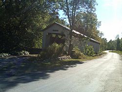 Wheeling covered bridge