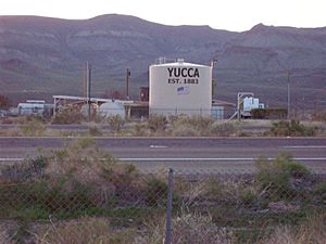 Water tank in Yucca, Arizona