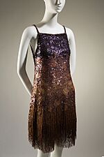 1969 Yves Saint Laurent beaded evening dress