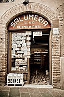 A San Gimignano salumeria