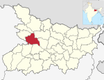 Bihar district location map Saran.svg