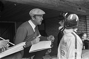 Chapman met Graham Hill op Zandvoort, Bestanddeelnr 920-3879