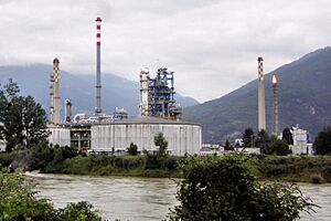 Collombey refinery in Switzerland, Tamoil