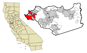 Location in Contra Costa County