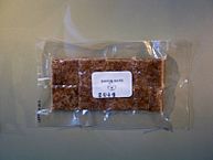 Freeze-dried bacon bars