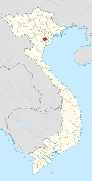 Location of Hà Nam within Vietnam