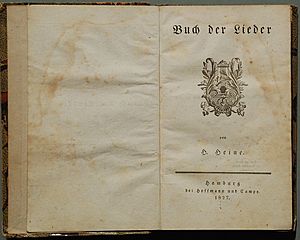 Heine Buch der Lieder 1827